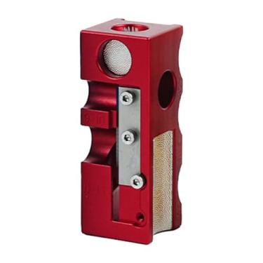 Imagem de Deevoka Pool sugestão dica Shaper Billard Shaping Tool Tool Billiard Stick Acessory Repair Ferramenta para jogos, Vermelho