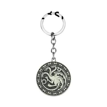 Imagem de Chaveiro Dragão Targaryen - Presente para Fãs de Game of Thrones, K513
