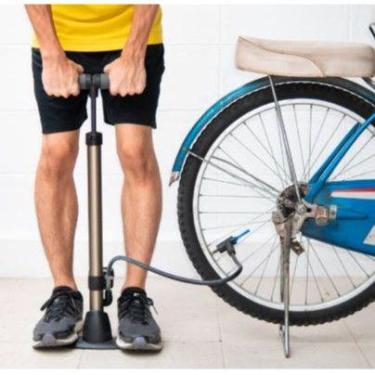 Imagem de Bomba de Encher Pneu Bicicleta Bola Moto Carro - oem, 50 CM
