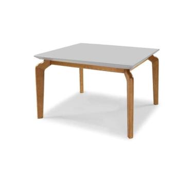 Imagem de Mesa De Jantar Quadrada Prince Tampo De Vidro 1,50x1,50