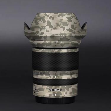 Imagem de Camerea Lens Skin Anti-Scratch Adesivo para Nikon Z 24-70 mm F4S Revestimento Película Protetora Vinil Protetor Corporal Decalques Capa 24-70 4 (Deserto Camuflado Digital)