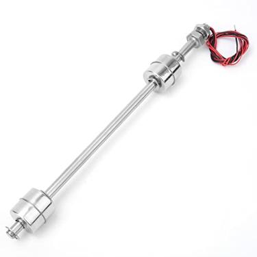 Imagem de Interruptor de flutuação de bola dupla grcfumo, interruptor de bola de bola dupla de aço inoxidável, sensor de nível de bola dupla para piscina de tanques (Corpo flutuante 250 mm)