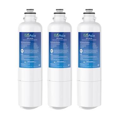 Imagem de EcoAqua BORPLFTR50 Substituição para Bosch Ultra Clarity Pro 11032531, 12033030, 11025825, BORPLFTR55, B36CD50SNS, B36CT80SNS, B36CL80ENS, B36FD50SNS, WFC100MF, Filtro de água para geladeira, 3