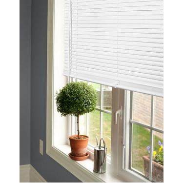 Imagem de Persiana PVC Trilho Metálico 100larg x 140alt Branca - Persiana Pronta