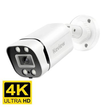 Imagem de Câmera IP PoE Externa 4K 8MP - H.265, ONVIF, Bullet, Visão Noturna, 4M