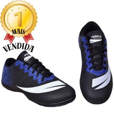 Imagem de Chuteira Futsal Quadra Adulto Infantil Colada e Costurada - PERFLEX Re