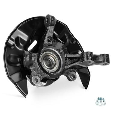 Imagem de Junta de direção dianteira esquerda e conjunto de cubo de rolamento de roda compatível com Toyota Corolla 2003-2008 substitui 698-389