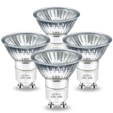 Imagem de BOGAO Lâmpada Halógena De 50 Watts Gu10 120 V Np5 Para Substituição Em Aquecedor Velas, Queimador Cera Perfumada, Fragrância Derretida, Aquecimento Jdr Regulável, Branco Quente 2700K, Pacote Com 4