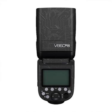 Imagem de V860LL/A, Película protetora para câmera Flash Skin Coat Wrap Adesivo Anti-riscos Acessórios para Godox V860 (feature_two_browse-bin) (Circuit Black)