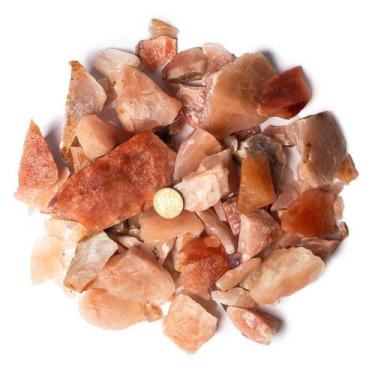 Imagem de 01 Kg Cascalho Bruto Quartzo Goiaba Natural 10 a 70mm Tipo B - Cristai
