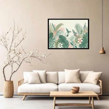 Imagem de Quadro Decorativo Floresta Beija-Flor Vintage - 50x70cm - Quadros On-l