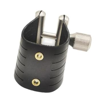 Imagem de simhoa Fixador de abraçadeira para saxofone, acessórios portáteis para instrumentos musicais, substituição compacta e profissional, Saxofone Tenor