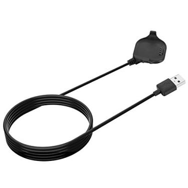 Imagem de MOTONG Compatível com Garmin Forerunner 25 (grande) Cabo de carregamento USB Dock - Carregador USB de substituição MOTONG para Garmin Forerunner 25 Grande GPS Running Watch