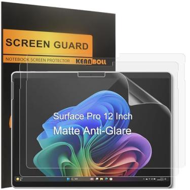 Imagem de Pacote com 2 películas antirreflexo fosco para laptop Microsoft Surface Go de 10 polegadas" com película de teclado surpresa, ajuda a reduzir a fadiga dos seus olhos