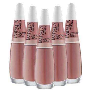Imagem de Kit 5 Esmaltes Coleção A Cor da Sua Moda Cor Chamego Meu Impala