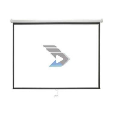 Imagem de Tela De Projeção Elétrica Grm, 100 Polegadas 16:9, 2,22m X 1,25m - Gtre100w