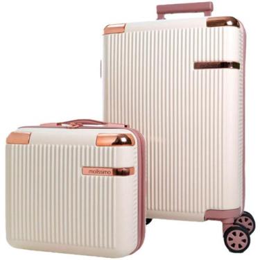 Imagem de Kit de Mala de Bordo com Cadeado e Frasqueira de Mão - Linha Genebra -