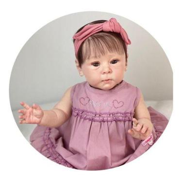 Imagem de Bebe Reborn Boneca  Silicone Realista Menina Princesa - Ana dolls