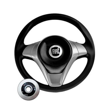 Imagem de Volante Fiat Palio Uno Siena Strada Fiorino Marea Ducato - Compatível 