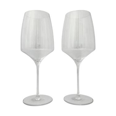 Imagem de 2Taças Cristal Eleganza630ml Vinho Tinto Bordeaux Fracalanza