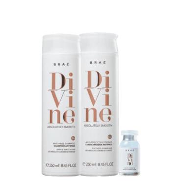 Imagem de Kit Shampoo, Condicionador 250ml e Ampola Divine - Braé - Braé PROFESS