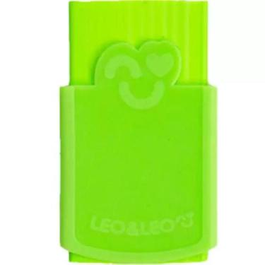 Imagem de Borracha escolar com capa Leo e Leo cores neon - Leo & Leo