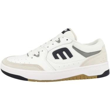 Imagem de Etnies Tênis de skate masculino Loot Mid Puff Cupsole, Branco/Azul marinho, 39