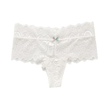Imagem de Tanga De Renda De Cintura Baixa Feminina Respirável Sexy G-String Roup