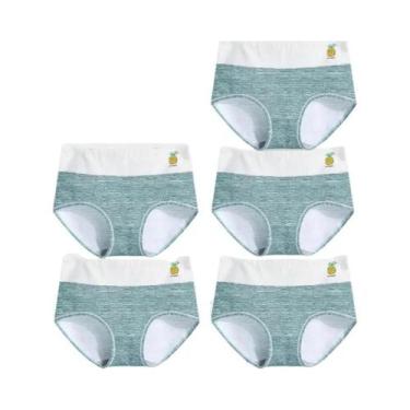 Imagem de Conjunto De Calcinha De Algodão De Cintura Alta Para Mulheres, Roupa Í