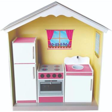 Imagem de Kit Módulo Casinha Para Criança Com Cozinha Modulada - Bebê Completo, 