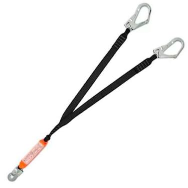 Imagem de Talabarte em Y em Fita com Absorvedor de Energia e Conector - MG CINTO