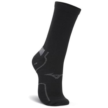 Imagem de Meia Mizuno Performance Cano Curto Tam. 33-38, Preto, 33-38