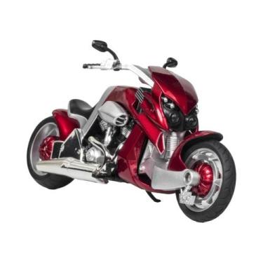 Imagem de Modelo De Motocicleta V-REX Em Escala 1/12 Em Liga Diecast Com Luz E S