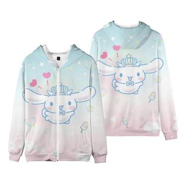 Imagem de Jaqueta com capuz WANHONGYUE Cinnamoroll para mulheres
