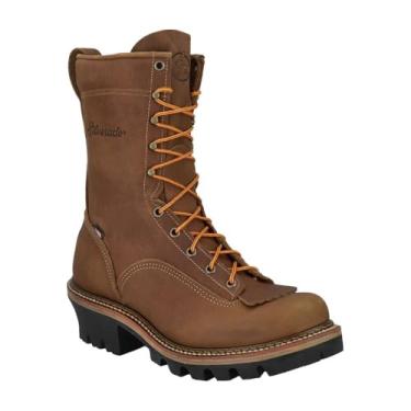 Imagem de Silverado Bota masculina de 22,86 cm com bico de aço, Bronzeado, 8.5 Wide