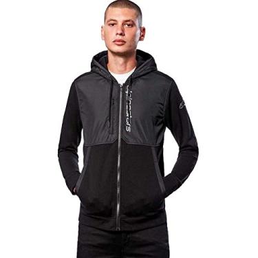 Imagem de Alpinestars 1213-51000-1010-L: Moletom com capuz alinhado preto/preto G