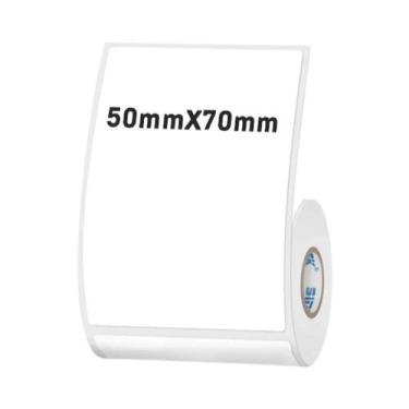 Imagem de Etiqueta Adesiva Térmica Branca De 50mm Para Impressora Phomemo SINMAR