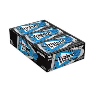 Imagem de Chiclete Trident Sabor Intense, Display com 21 Unidades