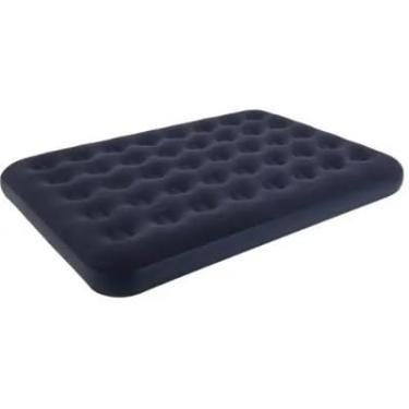 Imagem de Colchão Inflável Solteiro Azul com Bomba de Ar Manual 30cm – Conforto, Praticidade e Portabilidade