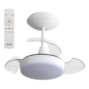 Imagem de Ventilador De Teto Aliseu Retrátil Pro Branco - Diâmetro aberto 56.4