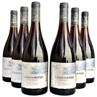 Imagem de Vinho Casas Del Bosque Gran Reserva Pinot Noir  Kit Com 6 Garrafas  Of