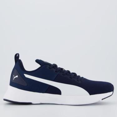 Imagem de Tenis Puma Flyer Runner Mesh BDP Azul e Branco, 37
