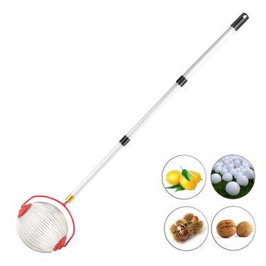 Imagem de C-CHAIN Coletor de bolas de aço inoxidável ajustável leve para coletar nozes, nozes, maçãs caranguejo, dardos nerf e pequenos objetos de frutas de 2,5 a 7,5 cm de tamanho (1)