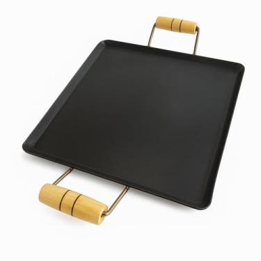 Imagem de Chapa Para Porções Lanches 30 Cm Para Fogão - RC Metalurgica