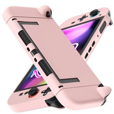 Imagem de FANPL [Improved Easy Dockable Version] Pink Case for Nintendo Switch 2, Protective Cover for Switch 2 and JoyCon Controller - Strong and Durable, Not Easy to Fall Off