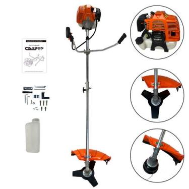 Imagem de Roçadeira Aparador de Grama a Gasolina Profissional 52cc 2,5HP com Tub