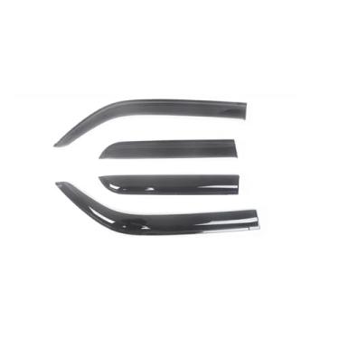 Imagem de GRJQRKHZ Defletor de janela lateral do carro para A&UDI A6 C5 4b Sedan 1998-2004 Weathershied viseira de porta vento sol proteção chuva janela lateral defletores de vento