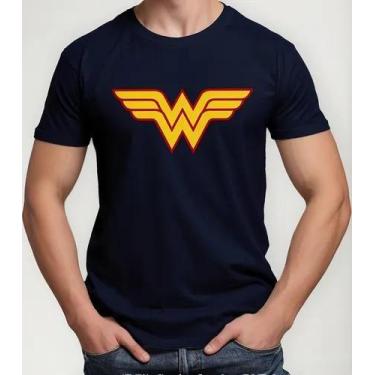 Imagem de Camiseta Camisa Algodão Feminina Masculina Adulto Mulher Maravilha Her