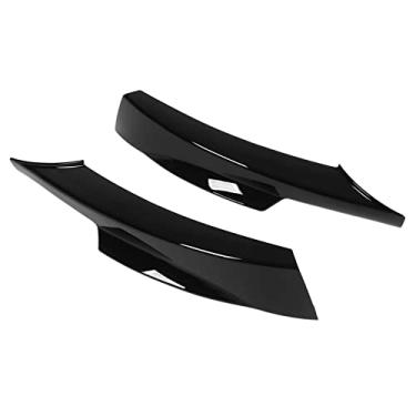 Imagem de Tbest Amortecedor Dianteiro Spoiler Canto Divisor Inferior Protetor para E90 M Esporte Lci Sedan 2009 2012 Material Abs Design Esportivo (Preto brilhante)