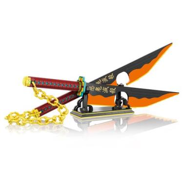 Imagem de Modelo de bloco de construção Anime Sword Samurai 196cm com suporte - 